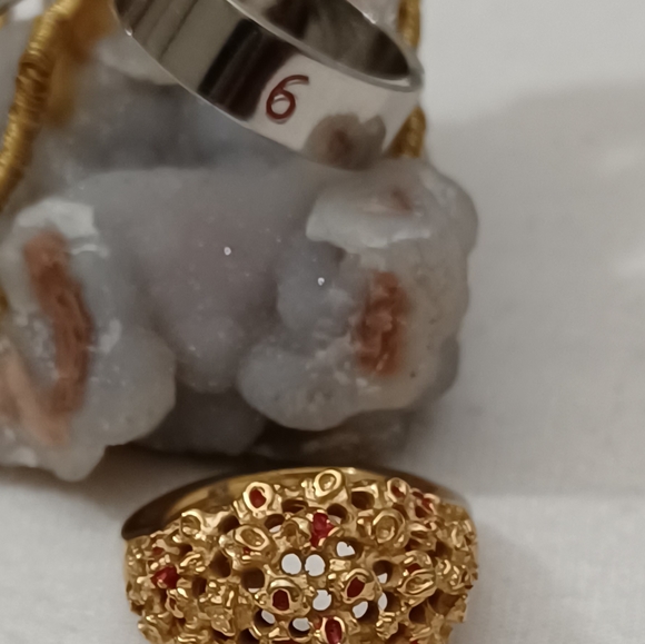 Vintage Luxurious Golden Nugget Collection 14K Gold Plated Set - Picture 8 of 15